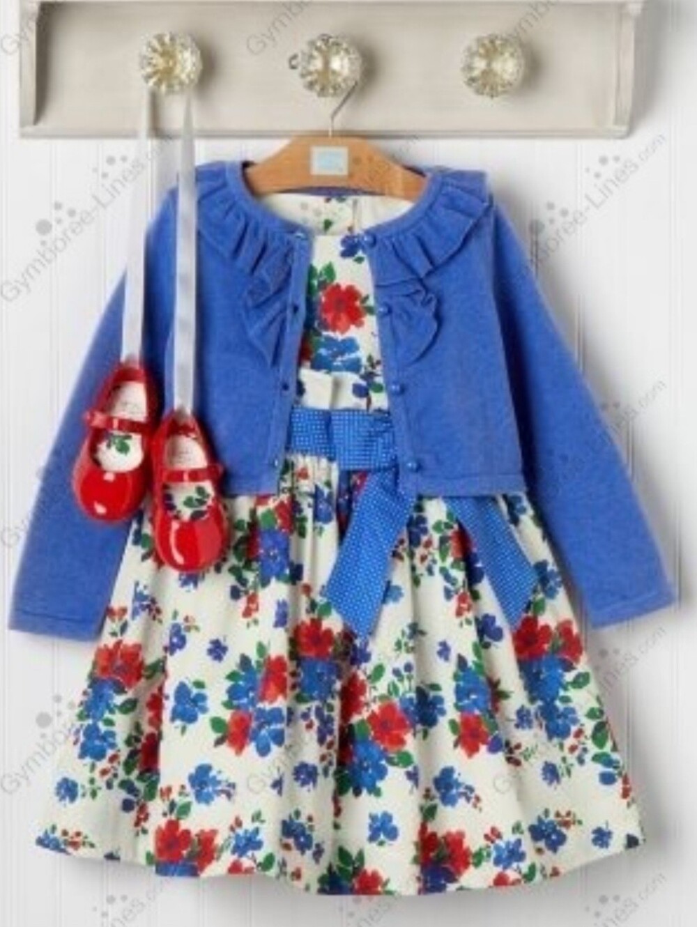 Janie & Jack vintage "Italian Flower" floral dress